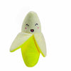 Plush Banana Shape Dog Squeak Sound Toys Fruit