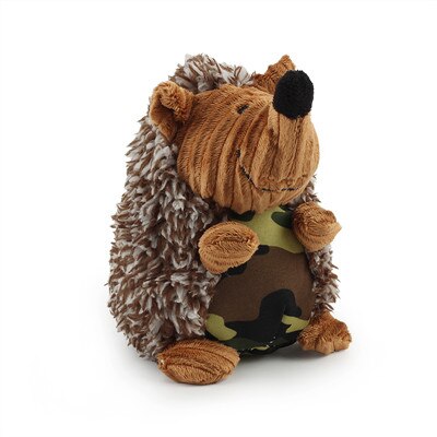 Hedgehog Shape Dog Squeak Sound Toy Funny Plush