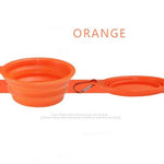 Pet Silica Gel Bowl Dog  Collapsible Silicone Dow Bowl Candy Color