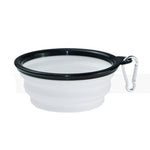 Folding Portable Dog Bowl Travel Bowl with Buckle for Food Water