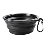 Folding Portable Dog Bowl Travel Bowl with Buckle for Food Water