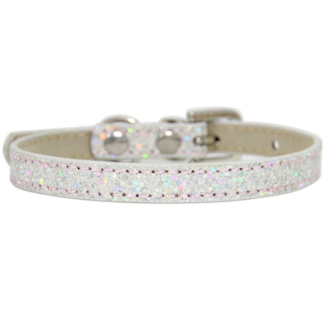 Hot Sale Super Shining Diamond Rhinestone Cat Collar Puppy Baby Dog Cat Collar Leather Strap