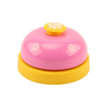 Pet Toy Training Called Dinner Small Bell Footprint Ring Dog Toys