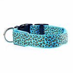 Nylon LED Pet Dog Collar Night Safety Flashing Glowing Collar Leash