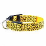 Nylon LED Pet Dog Collar Night Safety Flashing Glowing Collar Leash