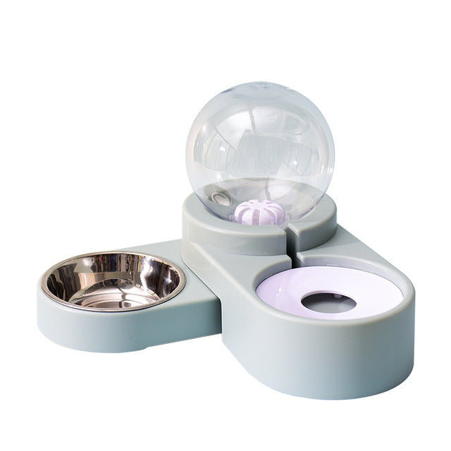 New Bubble Pet Bowls Dog Food Automatic Feeder