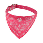 Leather Neckerchief Bandana Dog Collars