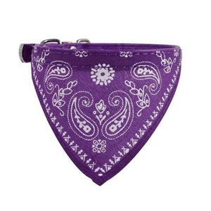 Leather Neckerchief Bandana Dog Collars